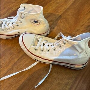 Converse White High Tops